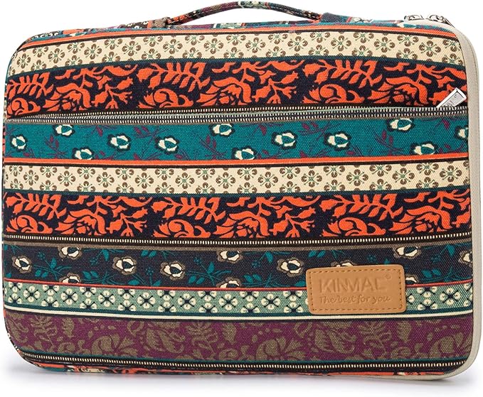 Kinmac 360° Protective Laptop Sleeve Case Bag Cover with Handle for MacBook Pro 16 inch,16 inch HP,Lenovo,Dell,ASUS,Acer Ultrabook and Business Laptop (Bohemian)