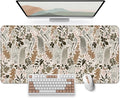 Large Mouse Pad for Desktop, Cute Desk Mat Pad Protector for Work & Gaming, Aesthetic Pretty Anti-Slip Laptop Blotter Cover for Office School Home Supplies, Magical Forest, 35.4" x 15.7"