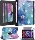 Kidcube for iPad Mini 7 Case A17 Pro 2024, for iPad Mini 6th Generation Case 8.3 Inch - Women Girls Cute Rotating Stand Folio Cover with Pencil Holder & Card Slot Kawaii Cartoon Cool Dogs Design Cover