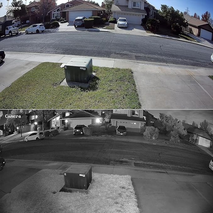 5MP PoE IP Outdoor/Indoor Vandal Proof Dome Camera, 2.8mm 110°Wide Angle, H.265 Security IP PoE Camera, 100ft IR Night Vision, IP66 IK10 Resistance, AI Human Detection, PD54BA3-5M (Not PTZ)