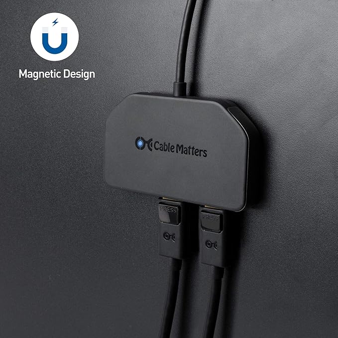 Cable Matters Windows Only Triple Monitor USB C Hub with 3X DisplayPort and 100W Charging - Support up to 8K and 4K 120Hz HDR - Thunderbolt 4, USB4 Compatible for Surface Pro, XPS