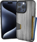 Smartish® iPhone 15 Pro Max Wallet Case - Wallet Slayer Vol. 1 [Slim + Protective] Credit Card Holder - Drop Tested Hidden Credit Card Slot Cover for Apple iPhone 15 Pro Max - Graspin' Aspen