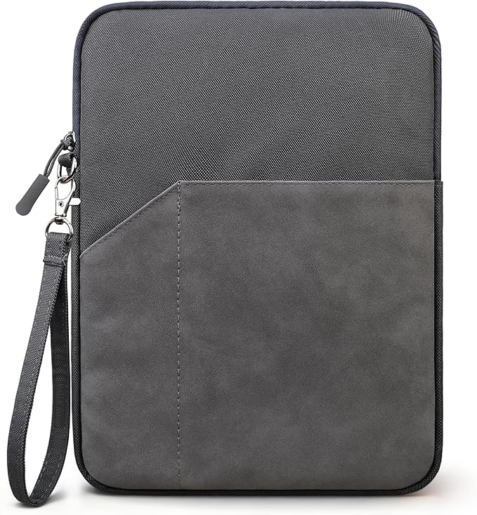 Lacdo Tablet Sleeve Case for 11 inch iPad A16 / 11 Inch IPad Air M4 M3 M2 / 11" iPad Pro M5 M4 / 10.9" ipad / 10.2" iPad /10.9" IPad Air / 11" Samsung Galaxy Tab A9+, Protective iPad Sleeve, Dark Gray