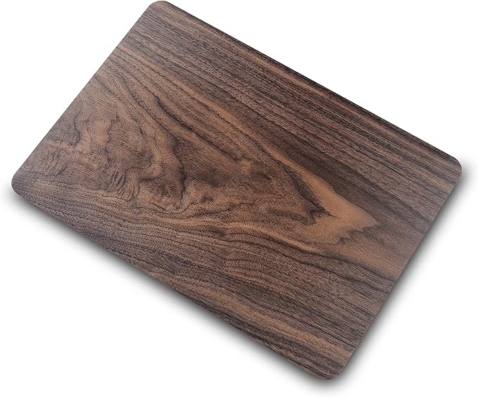 KECC Compatible with MacBook Pro 13 inch Case 2020-2025, 2016-2019 Release M2 M1 A2338 A2289 A2251 A2159 A1989 A1706 A1708 Plastic Hard Shell Case, Walnut Wood