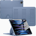 VIKESI Case for iPad Pro 12.9 6th / 5th / 4th / 3rd Generation Case 2022/2021/2020/2018,Multiple Angles Magnetic Stand Cover,Shockproof Soft Back,Pencil Holder,and Auto Sleep/Wake,Mist Blue