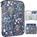 TiMOVO 9-11" Tablet Sleeve Bag for iPad 11-inch A16 2025, iPad 10.9"/10.2"| Air 11 Inch/5th/4th Gen. 10.9", Galaxy Tab A9+/A11Plus 11", Protective Bag with Pocket, Colorful Flower