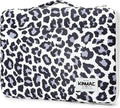 Kinmac 360deg Protective Water Resistant Laptop Case Bag Sleeve with Handle (Leopard, 13.5 inch-14 inch)