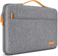 DOMISO Laptop Case Sleeve Protective Cover Compatible with MacBook Air 13 M4 M3 M2,MacBook Pro M2 M1,iPad Air/Pro,13 inch Dell,Lenovo, HP,Asus,Waterproof Computer Cases Bag with Handle,Grey