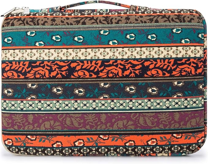Kinmac 360° Protective Laptop Sleeve Case Bag Cover with Handle for MacBook Pro 16 inch,16 inch HP,Lenovo,Dell,ASUS,Acer Ultrabook and Business Laptop (Bohemian)