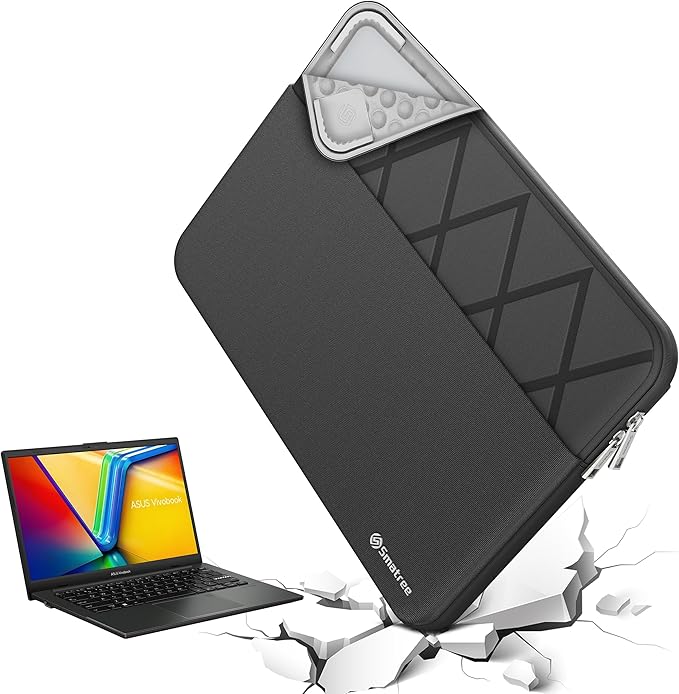 Smatree Laptop Sleeve for 15.6 inch ASUS ExpertBook B1 B1502/B1500, Laptop Case with Accessory Pocket, YKK Zipper, Patented Super-Corner Design(E645)