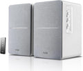 Edifier R1280T Powered Bookshelf Speakers - 2.0 Active Near Field Studio Monitor Speaker - White Enclosure - 42 Watts RMS