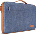 DOMISO 15.6 inch Laptop Case Sleeve Protective Cover Compatible with 16 inch MacBook Pro M4 M3 M2/Pro Max,15.6-16 inch HP Dell ASUS Lenovo Chromebook,Waterproof Computer Cases Bag with Handle,Blue