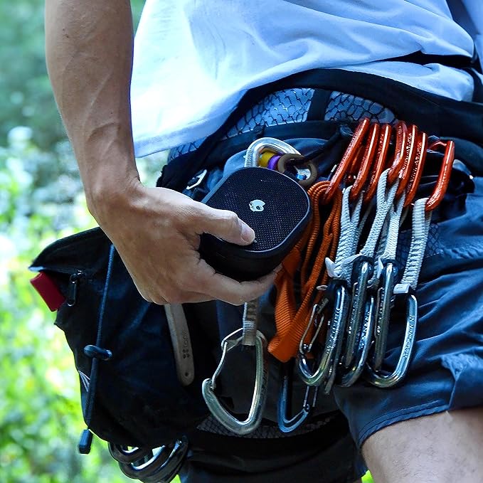 Skullcandy Kilo Wireless Bluetooth Speaker - IPX7 Waterproof Mini Bluetooth Speaker with 24 Hour Battery, Downward Firing Passive Radiator, and True Wireless Pairing - Perfect for Outdoor (Grey)