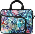 14 15 15.4 15.6 inch Laptop Handle Bag Computer Protect Case Pouch Holder Notebook Sleeve Neoprene Cover Soft Carrying Case with Extra Pockets for Dell Lenovo Toshiba HP Chromebook ASUS Acer(Mandala)