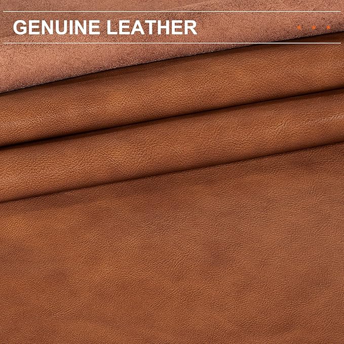 Gexmil Genuine Leather Case for iPad Pro 11 Inch (M5/M4) 2025/2024 with Pencil Holder,Protective Shockproof Leather Smart Folio Cover Adjustable Stand Auto Sleep/Wake Anti-Slip,Vegetable Tanned Brown