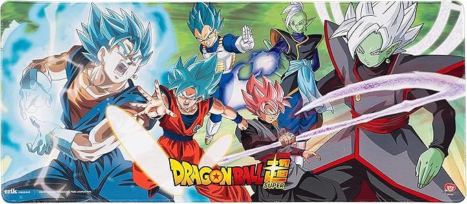 Grupo Erik XXL Mouse Pad - Dragon Ball Manga Gifts | Gaming Desk Mat 31.5 x 13.8 inches Non-Slip Rubber Mat, Keyboard & Mouse Mat Large | Gaming Gifts Gamer