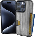 Smartish® iPhone 15 Pro Wallet Case - Wallet Slayer Vol. 1 [Slim + Protective] Credit Card Holder - Drop Tested Hidden Credit Card Slot Cover for Apple iPhone 15 Pro - Graspin' Aspen
