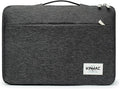 Kinmac 360° Protective Laptop Sleeve Case Bag Cover with Handle for MacBook Air 15 inch, and 15 inch-15.6 inch HP,Lenovo,Dell,ASUS,Acer Notebook Computer (Black)