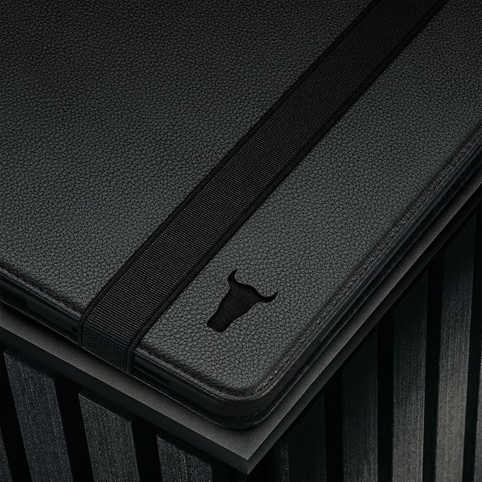 TORRO Case Compatible with iPad Pro 13” (2025/2024) – Premium Leather iPad Pro 13” M5 / M4 Case with Stand Function, Apple Pencil Connectivity and Wake/Sleep Function (Black)