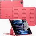 VIKESI Case for iPad Pro 12.9 6th / 5th / 4th / 3rd Generation Case 2022/2021/2020/2018,Multiple Angles Magnetic Stand Cover,Shockproof Soft Back,Pencil Holder,and Auto Sleep/Wake,Red