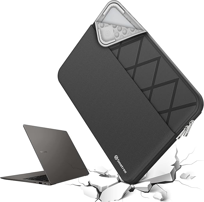 Smatree Laptop Sleeve for 15.6 inch Samsung Galaxy Book5/2 pro, for GalaxyBook4/3 360, for GalaxyBook4 Edge, Copilot+PC/Book4/Book3, Protective Laptop Case with Pocket (E634)