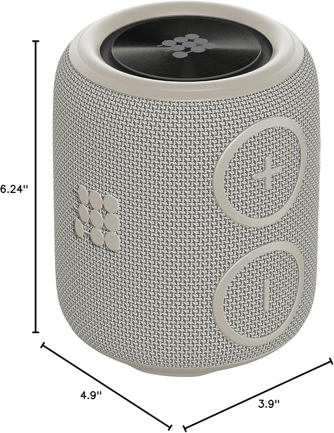 Cubitt Power GO Waterproof Portable Speakers, Portable and Durable with Bluetooth, Quick Charge System, Up to 10 hrs Playing time, Stereo Experience with 2 Speakers, Built in Microphone