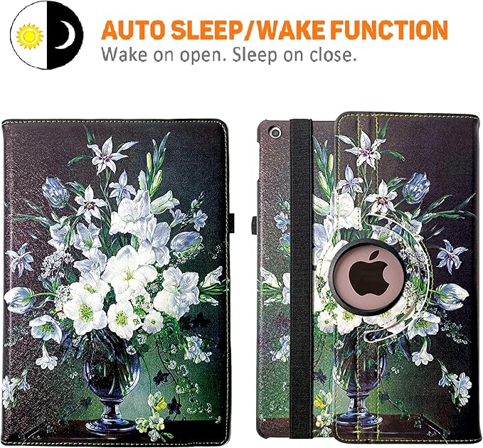 Case for iPad Air (3rd Gen) 10.5" 2019 / iPad Pro 10.5" 2017 Case,360 Degree Rotating Stand Protective Cover, Auto Sleep/Wake