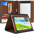 KHOMO Universal Padfolio Case – Tablet Portfolio Organizer with Notepad Holder – Compatible with iPad 10th/11th Gen, iPad Pro 11, iPad 7/8/9 (10.2", 10.9", 9.7")
