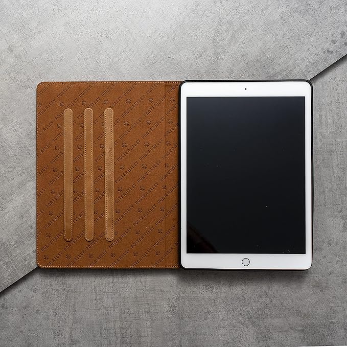 Porter Riley - Leather Case Compatible with iPad Pro 13" - M5 / M4 (2025/2024) Release. Premium Genuine Leather Stand/Cover/Flip Case (Tan)